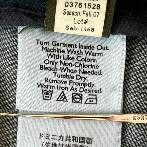 Eddie Bauer Denim Skirt 18 Medium Blue Wash Panel A-Line Front Pockets Retro. - Picture 11 of 15